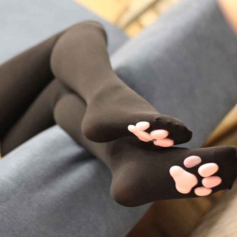 Cat Knee High Socks 3D Cat Claw